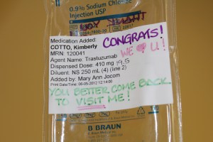 last message on the bag!